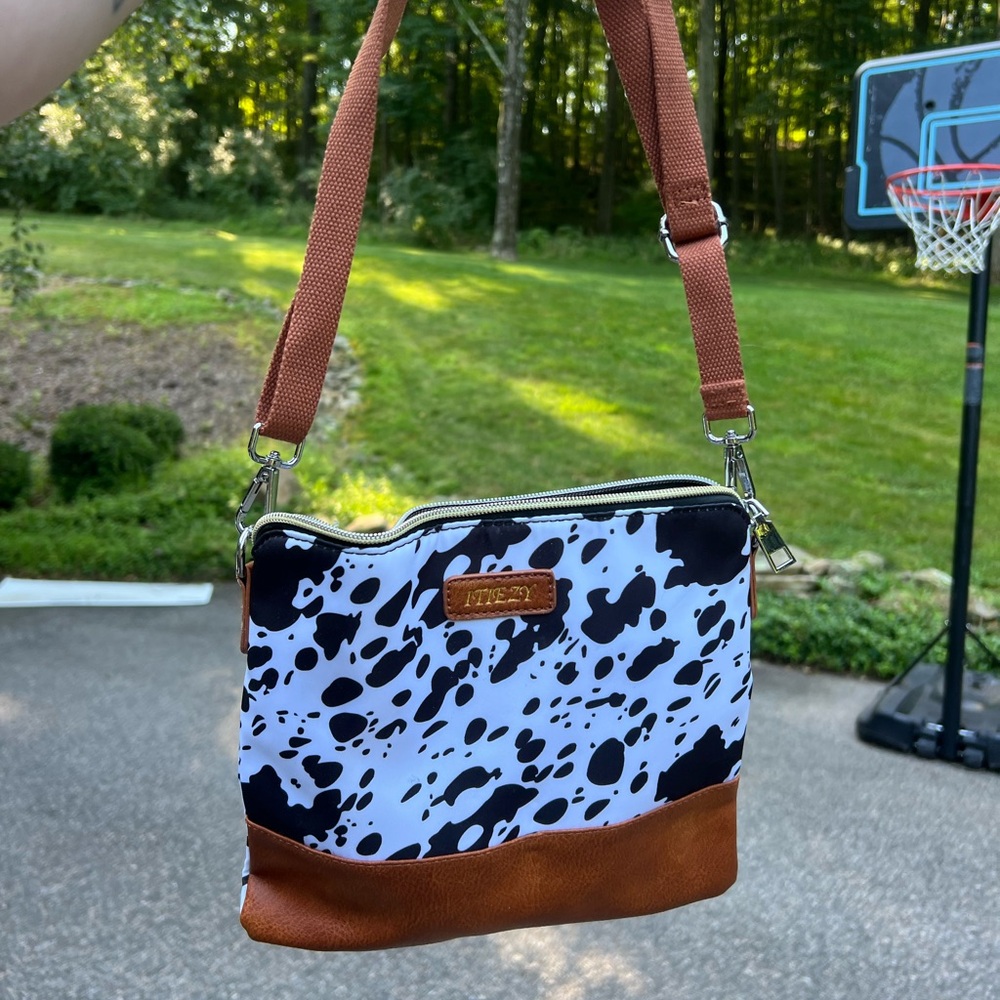 New COW tote bag w removable strap